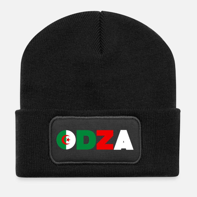 Algérie - Beanie recyclé à patch - noir