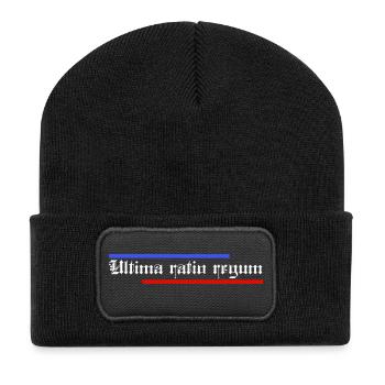 Ultima Ratio Regum - Recycled Patch Beanie - black - Front