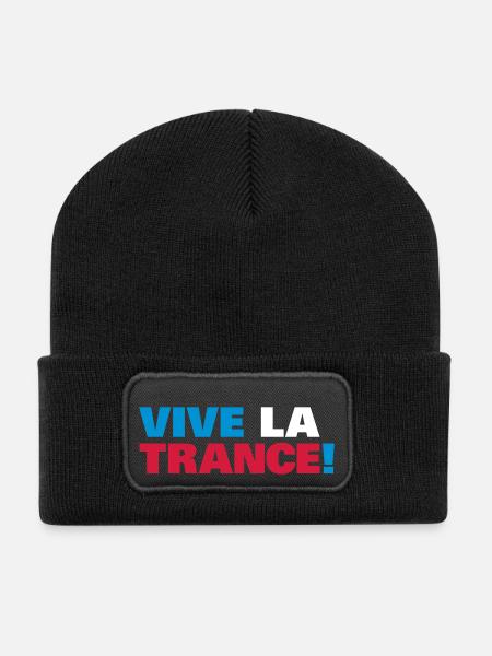 Trance - Vive la Trance ! - Recycled Patch Beanie - black
