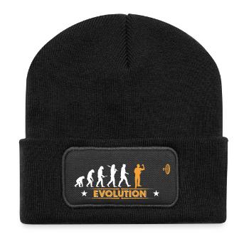 Dart - Evolution - orange/weiss - Recycelte Patch Beanie - Schwarz - Vorne