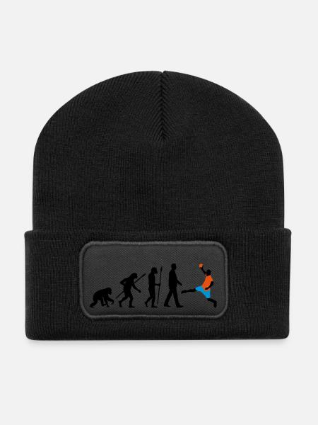 evolution_handball_102012_a_3c - Recycelte Patch Beanie - Schwarz