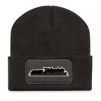 Locomotive train - Recycled Patch Beanie - dark grey - Front