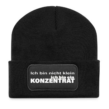 Concentrate - Recycled Patch Beanie - black - Front