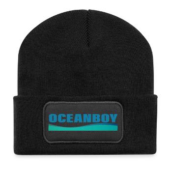 OCEANBOY - Recycled Patch Beanie - black - Front