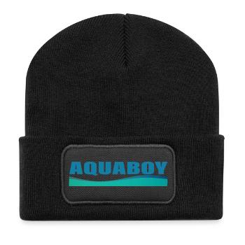 AQUABOY - Beanie recyclé à patch - noir - Devant