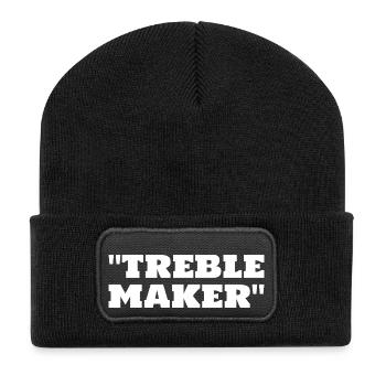 Treble maker for golfers - Recycled Patch Beanie - black - Front
