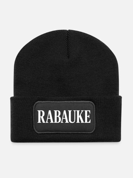 Rabauke - Recycelte Patch Beanie - Schwarz