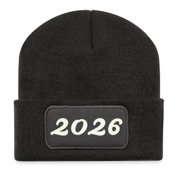 2026 - Recycled Patch Beanie - dark grey - Front