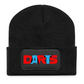 Dart,DARTS_3D_Farben - Recycled Patch Beanie - black - Front