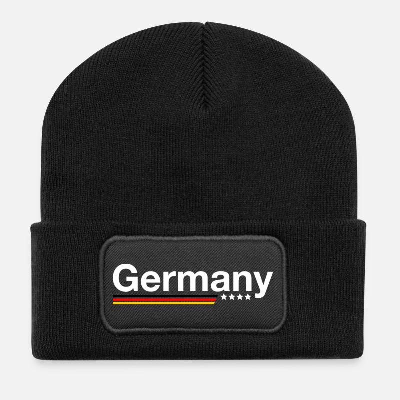 Germany - Recycled Patch Beanie - black