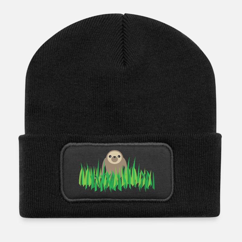 FAULTIER - Recycelte Patch Beanie - Schwarz