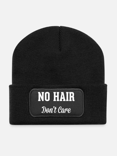 Hair - Beanie recyclé à patch - noir