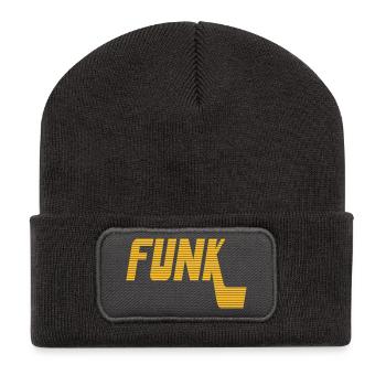 Funk 2 - Beanie recyclé à patch - charbon - Devant