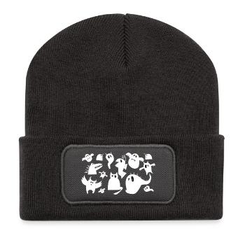 Cute Scary Monsters - Halloween - Recycled Patch Beanie - dark grey - Front