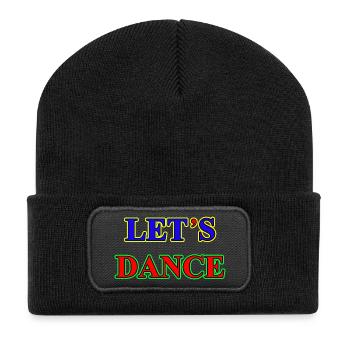 Letsdance E - Recycled Patch Beanie - black - Front