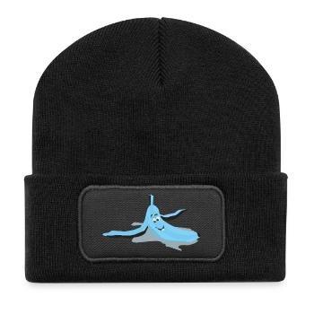 Eye slipped banana - Recycled Patch Beanie - black - Front