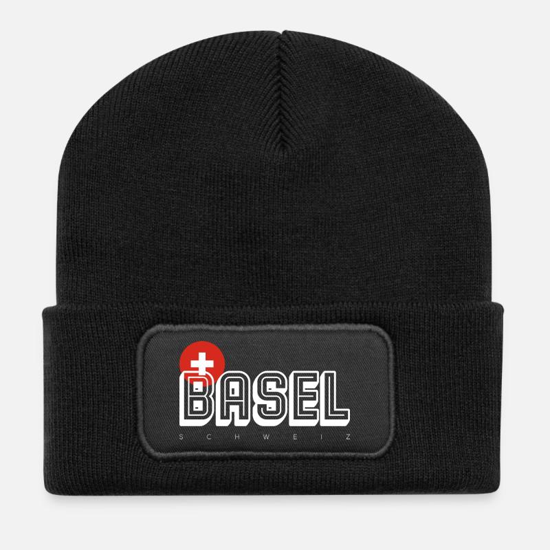 Basel - Recycled Patch Beanie - black
