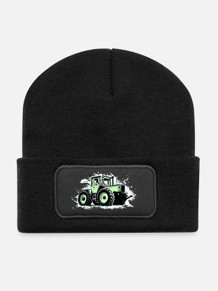 Green Tractor - MB-trac 1300 - Recycled Patch Beanie - black