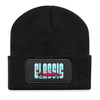 CLASSIC Sports car super car - Recycled Patch Beanie - black - Front