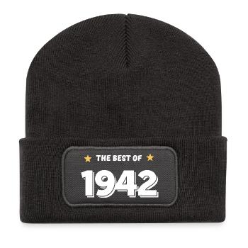 Best of 1942 - Recycled Patch Beanie - dark grey - Front