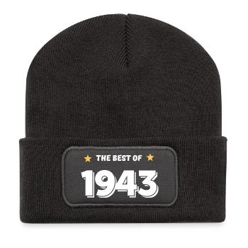 Best of 1943 - Beanie recyclé à patch - charbon - Devant