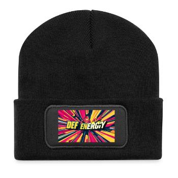 DefEnergy Mode - Recycled Patch Beanie - black - Front