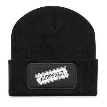 Kurrhatz Licensed Print Design - Recycled Patch Beanie - black - Front