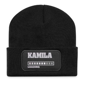 Kamila - Recycled Patch Beanie - black - Front
