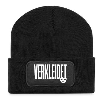 Disguised costume disguise carnival carnival - Recycled Patch Beanie - black - Front