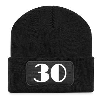 30. 30 YEARS. 30th ANNIVERSARY. 30 YEARS ANNIVERSARY. - Recycled Patch Beanie - black - Front