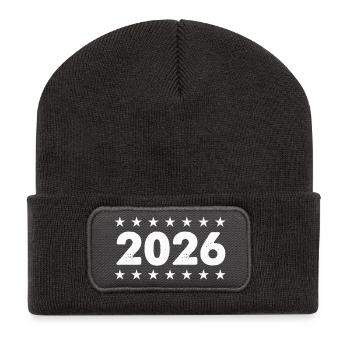 2026 Star Frame - Recycled Patch Beanie - dark grey - Front