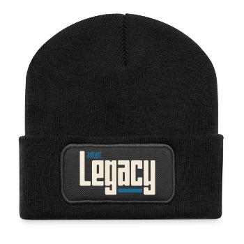 Adopt Legacy Retro Typography - Recycled Patch Beanie - black - Front