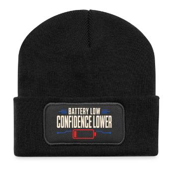robotics mother, robotics competition, - Recycled Patch Beanie - black - Front