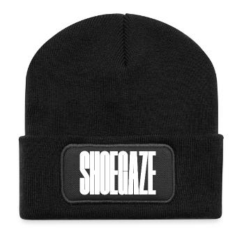 Shoegaze - Recycelte Patch Beanie - Schwarz - Vorne