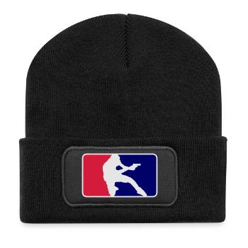IPSC Logo - Recycelte Patch Beanie - Schwarz - Vorne