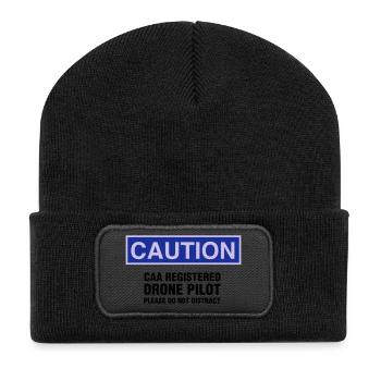 Drone Pilot - Recycled Patch Beanie - black - Front