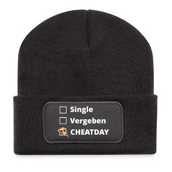 Cheatday - Recycelte Patch Beanie - Dunkelgrau - Vorne