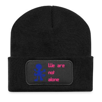 humour - Beanie recyclé à patch - noir - Devant