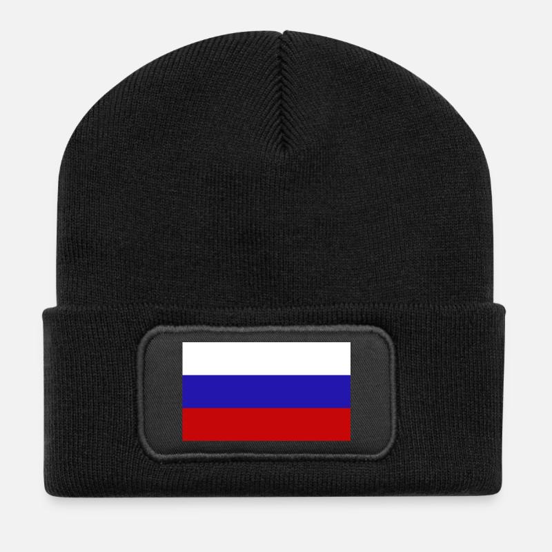 Russia - Recycled Patch Beanie - black