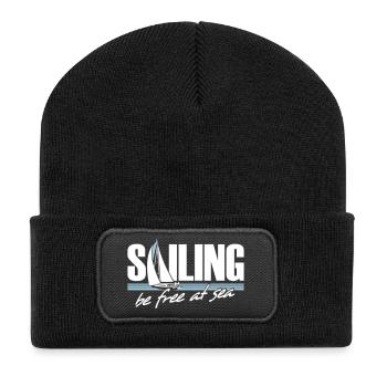 Sailing - Recycled Patch Beanie - black - Front