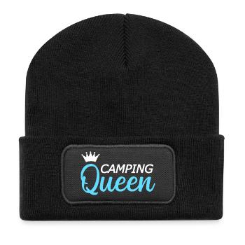 Camping Campen - Recycled Patch Beanie - black - Front