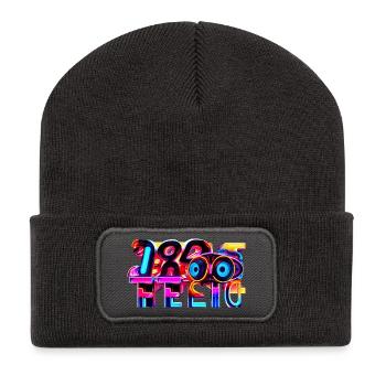 Coloreyes - Recycelte Patch Beanie - Dunkelgrau - Vorne