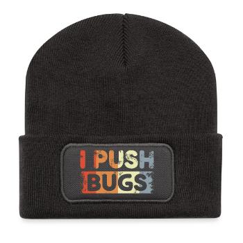 Funny Developer Joke - Recycled Patch Beanie - dark grey - Front
