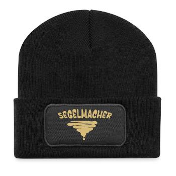 Occupation: Sailmaker - Recycled Patch Beanie - black - Front