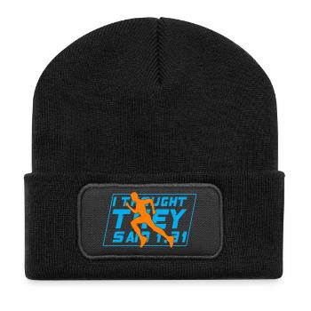 Running I Thought They Said 1.31 Marathon - Recycled Patch Beanie - black - Front