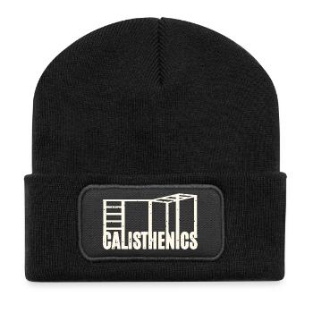 Calisthenics - Recycelte Patch Beanie - Schwarz - Vorne
