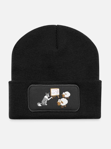 Border Collie Coach - Recycled Patch Beanie - black