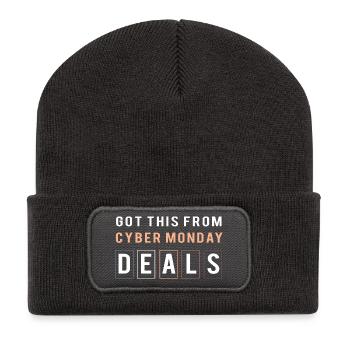Cyber Monday shopping spree - Recycled Patch Beanie - dark grey - Front