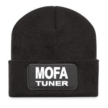 Mofa - Recycelte Patch Beanie - Dunkelgrau - Vorne