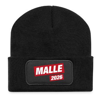 Malle 2026 - Recycled Patch Beanie - black - Front